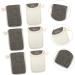 VINTORKY 6pcs Black Linen Soap Loofahs Soap Mesh Holder Foaming Net for Face Washing Net Bags Flax - Buy Online on GoSupps.com