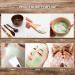 Skincare Face Mask Mixing Bowl Set - DIY Beauty Tools Kit with Wood Bowl Spatula Brush & Facial Accessories - Buy Online on GoSupps.com
