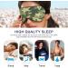 Sleep Mask Light Blocking Camouflage - Green Stars Eye Mask for Travel & Naps | Adjustable Soft Eye Cover for Men & Women - Buy Online on GoSupps.com