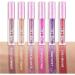 Allbesta Metallic Shimmer Glitter Lipgloss - Waterproof Long-lasting Liquid Lipstick in Rose Quartz | Shop Internationally - Buy Online on GoSupps.com