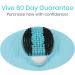 Vive Foot Scrubber with Pumice Stone - Shower Feet Cleaner for Dead Skin - Exfoliating Massager and Brush - Callus Remover with Nonslip Suction Cups - Buy Online on GoSupps.com