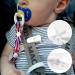 SWYSGS 8 Piece Pacifier Clips Set | White Baby Dummy Clip Chains & Bib Clips for International Shipping - Buy Online on GoSupps.com