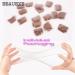 BEAUEXE Light Brown Hairnets 30 PCS - Invisible Elastic Edge Mesh for Women Bun Ballet Dancer Kitchen Food Service 22 - Buy Online on GoSupps.com