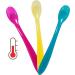 Dentistar Heat Sensor Baby Spoon Set - 6 BPA-Free Feeding Utensils for Baby Porridge - Safe Baby Cutlery from 6 Months - Made in Germany - Buy Online on GoSupps.com