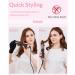 Airflow Thermal Brush - 1.5 Inch Negative Ion Heated Round Brush for Volumizing Curling & Straightening | Fast Heating & Dual Voltage - Midnight Black - Buy Online on GoSupps.com