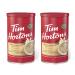 Tim Hortons French Vanilla Cappuccino Beverage Mix Two 16oz Cans - Imported from Canada