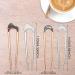 WLLHYF 4-Piece Vintage French U-Shaped Hair Pins for Women - Metal French U Pins for Elegant Buns and Chignon Hairstyles - Buy Online on GoSupps.com
