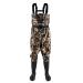 Night Cat Waders Men Women Waders with Boots Waterproof Breathable Crosswater Waders 47 Camouflage