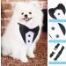 Dog Tuxedo and Bandana Set Wedding Bandana Collar with Bow Tie Adjustable Dog Tuxedo Suit Formal Dog Costumes Pet Party Tux for Small Medium Large Dogs Pets(Small: Neck 12.5 -21 ) - Buy Online on GoSupps.com