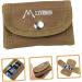 Beavorty Khaki Travel Organizer for Men - Safety Razor & Beard Care Bag 11x7cm - Buy Online on GoSupps.com