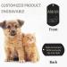 Personalized Stainless Steel Dog Tags | Custom Engraved Tags for Dogs & Cats | Camal Brand - Round Bone Heart & More Shapes - Buy Online on GoSupps.com