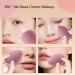 Mxshc Makeup Blender Sponge Set Beauty Set Blender Sponges | Concealer Sponge Facial Makeup Beauty Sponges for Cream Powder Application Purple - Buy Online on GoSupps.com