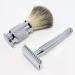 Jolitac Wet Shaving Kit for Men - Complete Grooming Set with Badger Hair Brush Stainless Steel Bowl & Double Edge Safety Razor - Perfect Gift - Buy Online on GoSupps.com