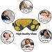 Yellow Leaves Chicken Soft Sleep Eye Mask - Breathable Female Eye Patch for Travel & Relaxation - Buy Online on GoSupps.com