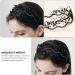 Elegant Lurrose Black Rhinestone Hair Accessories for Brides | Pearl & Crystal Bridal Jewelry | Wedding Headdress & Accessories - Buy Online on GoSupps.com