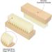 PATIKIL Shoe Cleaner Brush Square Handheld Polish Daubers for Leather Boots Canvas Sneakers White - Buy Online on GoSupps.com