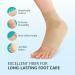 Buy Premium Achilles Tendon Heel Protector Padded Sleeve Socks | Gel Heel Socks for Haglunds Bursitis Tendonitis - Women s 10+ Men s 9+ | International Shipping Available - Buy Online on GoSupps.com