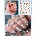 Kalolary 1400+ Patterns Christmas Nail Art Stickers Self-Adhesive 3D Nail Decals Christmas Nail Art Designs Snowflake Tree Reindeer Santa Elements for Christmas Theme Nail Art Decoration (15 Sheets) - Buy Online on GoSupps.com