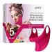 APPTI 5 Pcs Rosa Rugosa V-Line Lifting Bandage Mask Face Slimmer Face Lifting Mask Chin Up Patch Chin Strap for Double Chin for Women Double Chin Reducer V-Line Shaping Chin Mask Cheek & Neck Patch