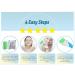 ESARORA Ice Roller for Face & Eye - Puffiness, Migraine, Pain Relief - Skin Care Product (Blue) - Buy Online on GoSupps.com