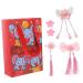ABOOFAN 2 Boxes Children's New Year Hair Clips Hair Roller Clips Hair Holder Chinese Hair Accessories Hair Barrettes Hair Claw Clips Hair Snap Clips Girls Headdress China Fabric Hanfu