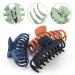Waloden Matte Plastic Hair Claw Clips - Nonslip Large Claw Clip for Women and Girls (5 PCS) - Buy Online on GoSupps.com
