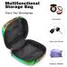 Abstract Green Geometric Art Period Bag: Sanitary Napkin & Makeup Storage Pouch - Buy Online on GoSupps.com
