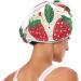 Red Strawberries Hair Towel 2 Pack - Super Absorbent Quick Dry Turbans for Women & Girls - Buy Online on GoSupps.com