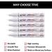TFIVE White Paint Marker Pens - 5 Pack Medium Tip, Oil Based & Waterproof for Art, Rock Painting, Glass, Wood & Metal - Buy Online on GoSupps.com