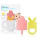 Frida Baby Teether for Teething Not Too Cold to Keep 4-in-1 Teether BPA Free Silicone Teething Toy