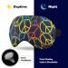 Colorful Peace Sign Sleep Mask Eye Cover with Adjustable Strap - Perfect for Sleeping, Travel, and Naps - Men and Women - Buy Online on GoSupps.com