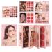 Palette De Maquillage Pour Les Yeux | Kit De Cosm tiques Style Livre 5 Couches | Set De Maquillage De Voyage Pour Femmes D butantes Passionn es Quotidien Mariage F te Entra nement