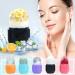 Ice Face Roller Cube Tray for Eye Neck Brighten Skin & Enhance Your Natural Glow Reusable Beauty Facial Skin Care Tools Silicone Ice Stick Kit Remove Fine Lines Shrink Pores Reduce Acne (Black)