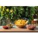 Posh Setting Crystal Clear Disposable Premium Hard Plastic Medium Angled Bowl 5 Pack - 20 OZ Salad Snack & Fruit Bowl - Buy Online on GoSupps.com