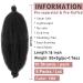 16 Inch Pre-Separated Springy Afro Twist Hair 8 Packs - Natural Black Marley Twist Crochet Braiding Hair for Women (1B) - Pack of 8 - Buy Online on GoSupps.com