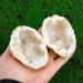 CIMWJOPS Natural Crystal White Agate Druzy Cave Crystal Geode Stone Raw Crystal Cluster 100-150g 1pair - Buy Online on GoSupps.com