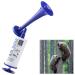 Air Horn for Safety, Loud HandHeld Air Horn for Boats Events Camping Reusable, Sports Pump Horn Loud Noise Maker Safety Horn for Boating Sports Events Birthday Party BANHAO Pump horn BLUE