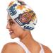 Seamless Tropical Aloha Totem Mask Hair Towel 2 Pack | Super Absorbent Quick Dry Hair Turbans for Women & Girls - Buy Online on GoSupps.com