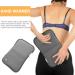 Milist Gray USB Hot Water Sack | Plush Hand & Foot Warmer | Fluffy Charging Warm Bag for Home & Office - Buy Online on GoSupps.com