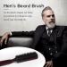 Vusddy Bartbrush - Premium Wild Boar Bristle Beard & Hair Brush for Men | Portable Wood Handle Comb for Beard Care & Styling - Buy Online on GoSupps.com