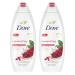 Dove Body Wash for Softer, Smoother Skin After Just One Use Pomegranate and Hibiscus Tea Sulfate-free Bodywash, 22 Fl Oz (Pack of 2)