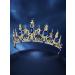 Sweetv Crystal Queen Crown Tiara for Wedding, Birthday, Prom - Shining Star - Buy Online on GoSupps.com