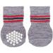 Trixie 19502 Anti-Slip Dog Socks for Small-Medium Dogs - 2 Pcs - Grey - International Shipping Available - Buy Online on GoSupps.com