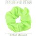 Framendino 8 Pack Neon Color Solid Hair Scrunchies - Elastic Hair Ties Chiffon Hair Bands for Women and Girls - Orange, Pink, Yellow - 8 Count - Buy Online on GoSupps.com