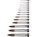 Winsor & Newton Galeria Round Brush Size 01 Black - Short Handle - Buy Online on GoSupps.com