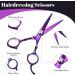 Professional 6.7 Inch Hairdresser Scissors Set - Sharp Stainless Steel Hair Cutting Shears with Protective Cover for Beginners & Pet Grooming - Buy Online on GoSupps.com
