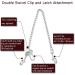 Mogokoyo Stainless Steel No chew Dog Car Seat Belt Pet Vehicle Safety Restraint Tether Heavy Duty Big Canine Dog Car Leash Strap with Double Clip and Latch Attachment-25 Inch 25.5 Inch/65 CM - Buy Online on GoSupps.com