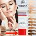 Glamza Phoera Full Coverage Foundation - 24 Hour Long Lasting Oil Control - Even Foundation Smarter Packaging - Includes 10 Sponges 30ml & 108 Light Brown - Buy Online on GoSupps.com