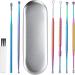 Earwax Cleaning Tool - set Ear Pick Earwax Removal Kit Ear Cleansing Tool Set Ear Curette Ear Wax Remover Tool With Cleaning Brush And Storage Box - Buy Online on GoSupps.com
