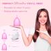 Buy Merula Menstrual Cup - Reusable Medical Silicone Period Cup with Storage Box | Leakproof & Waterproof - Small & Medium Size Available - Buy Online on GoSupps.com